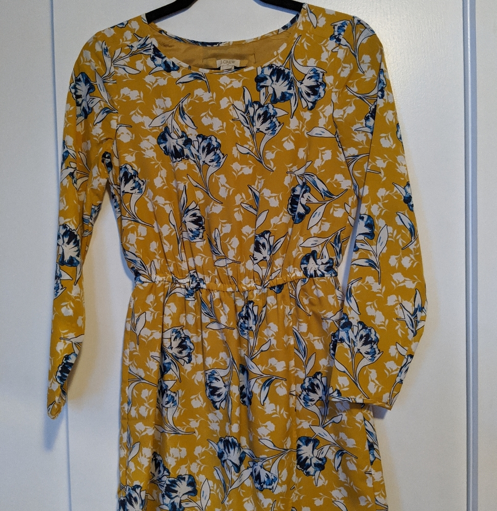 3/4 Sleeved Floral J.Crew Dress